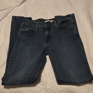 Levi's Women's Skinny Jeans - Dark Blue Wash